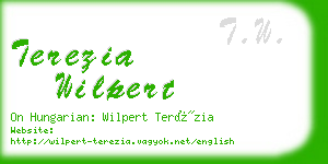 terezia wilpert business card